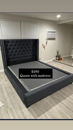 Queen Size Bed Frame With Mattress Included 