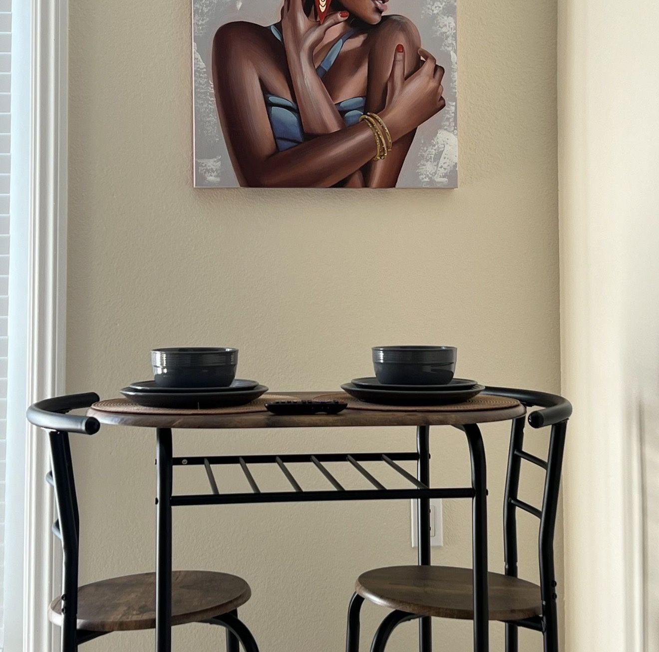 Dining Table And 2 Chairs (set)