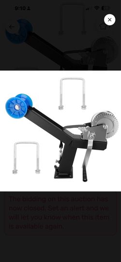 Boat trailer winch