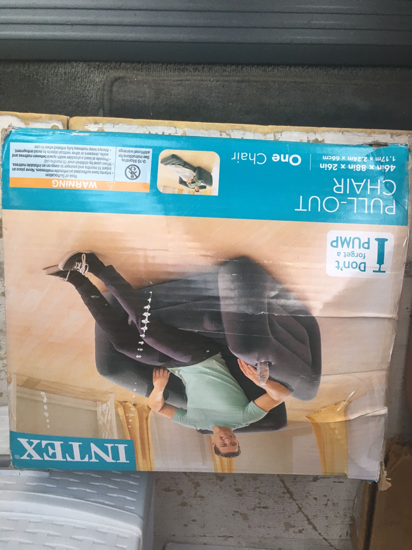 Blow Up Chair Bed