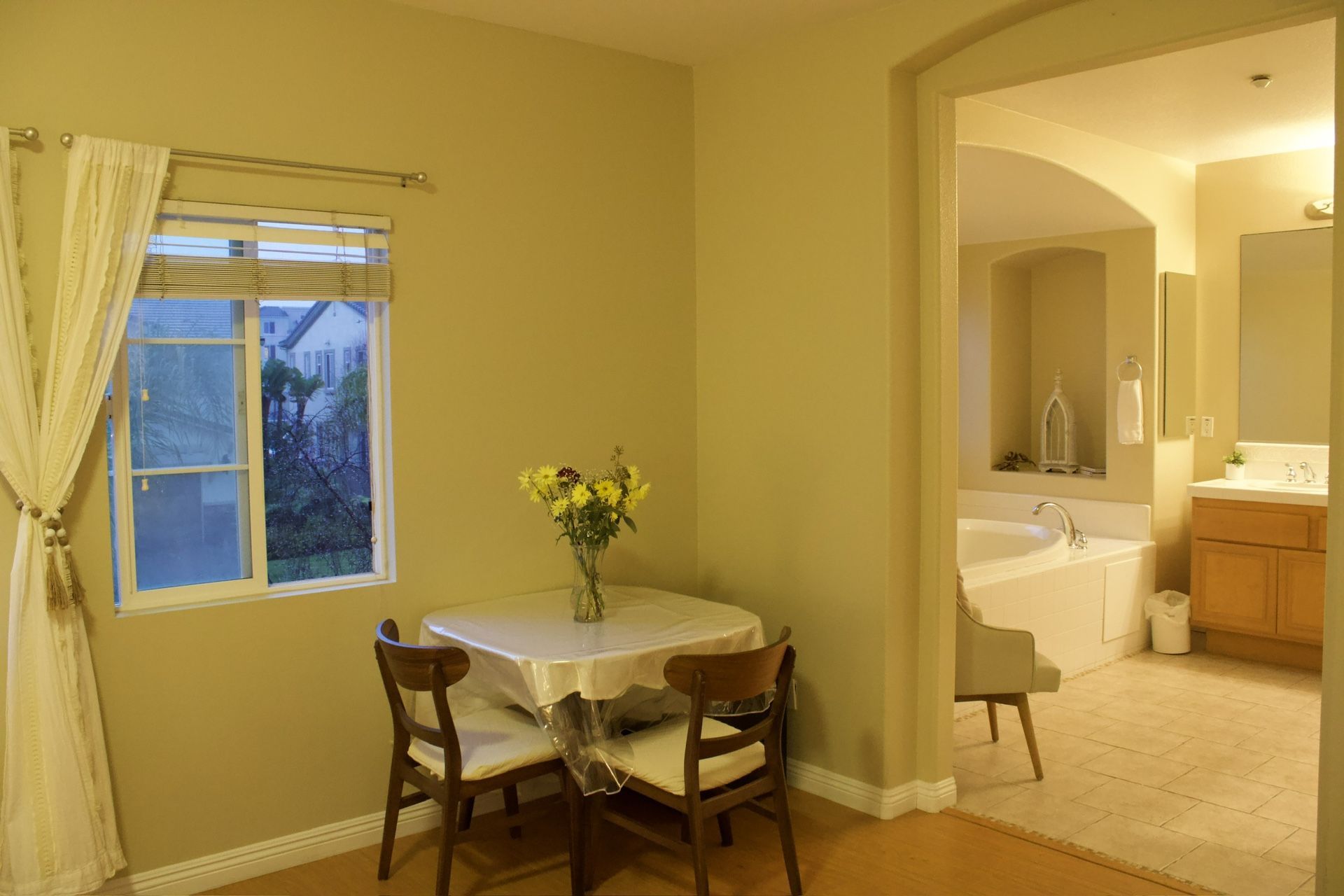 Breakfast table