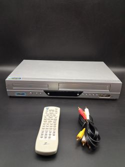 Zenith Super Slim DVD VCR Combo Player with remote and cable.  Works fine!