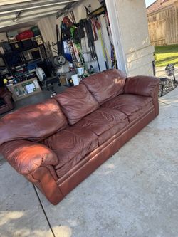 Leather Sofas & Tables