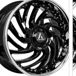 26 Artis Wheels Rims Tires 5X120 5X112 Mercedes Audi Range Rover 