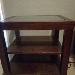 Glass Side Table
