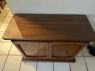 Solid Oak Credenza