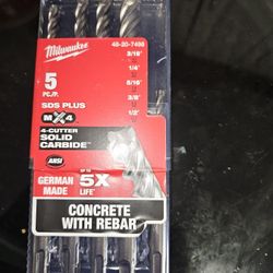 SDS concrete drill bit milwaukee