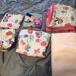 Pink Toddler bedding