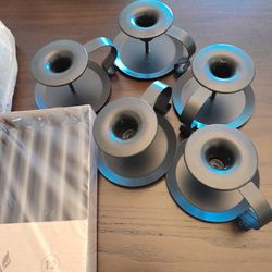 Wrought Iron Candle Holders