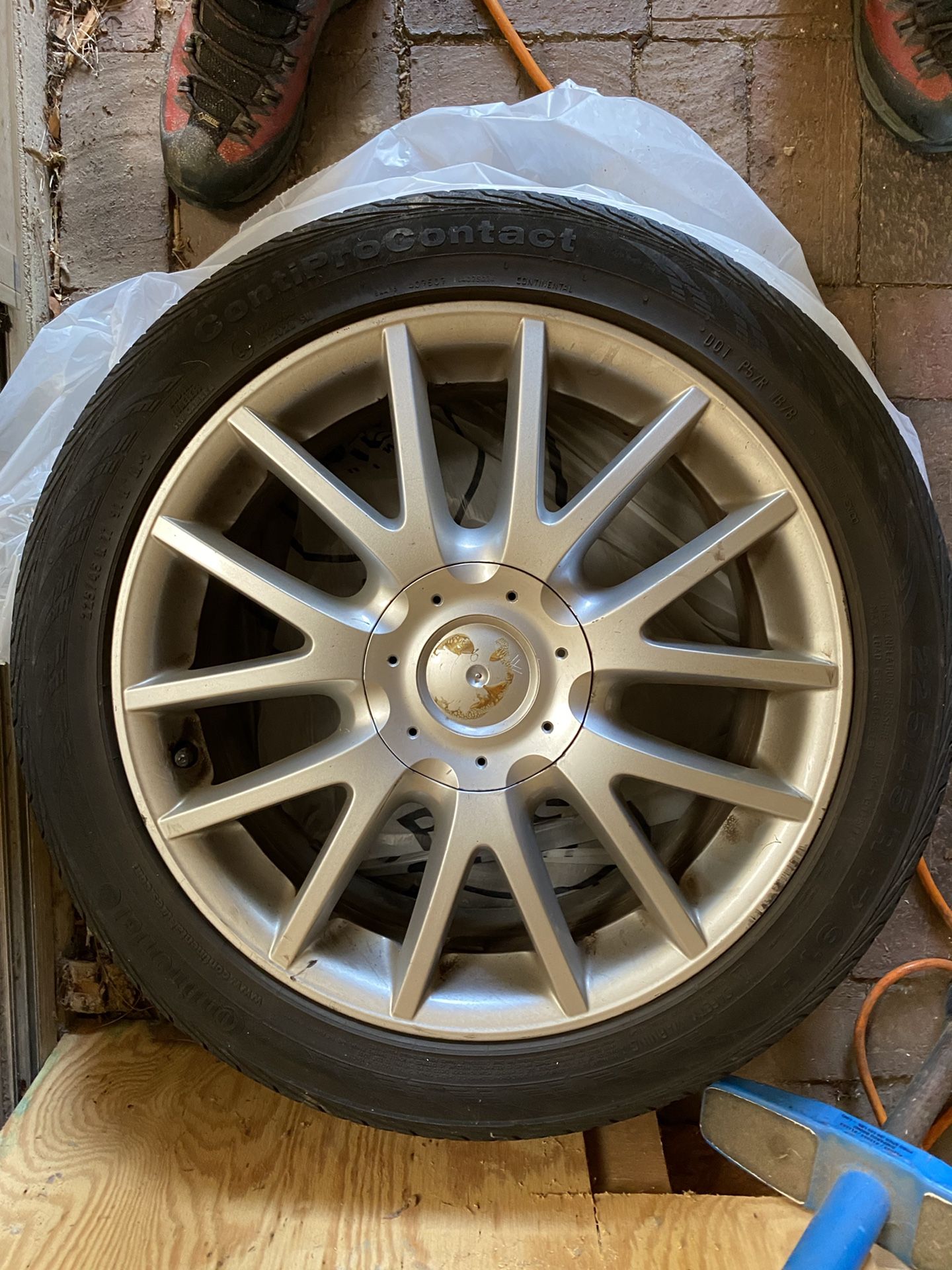 2006 VW GTI rims with tires bolt pattern 5x112