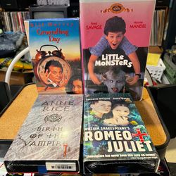 Sealed VHS Tapes Bundle