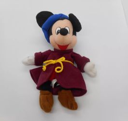 alt Disney's Fantasia Mickey Mouse Sorceror Plush Doll Toy