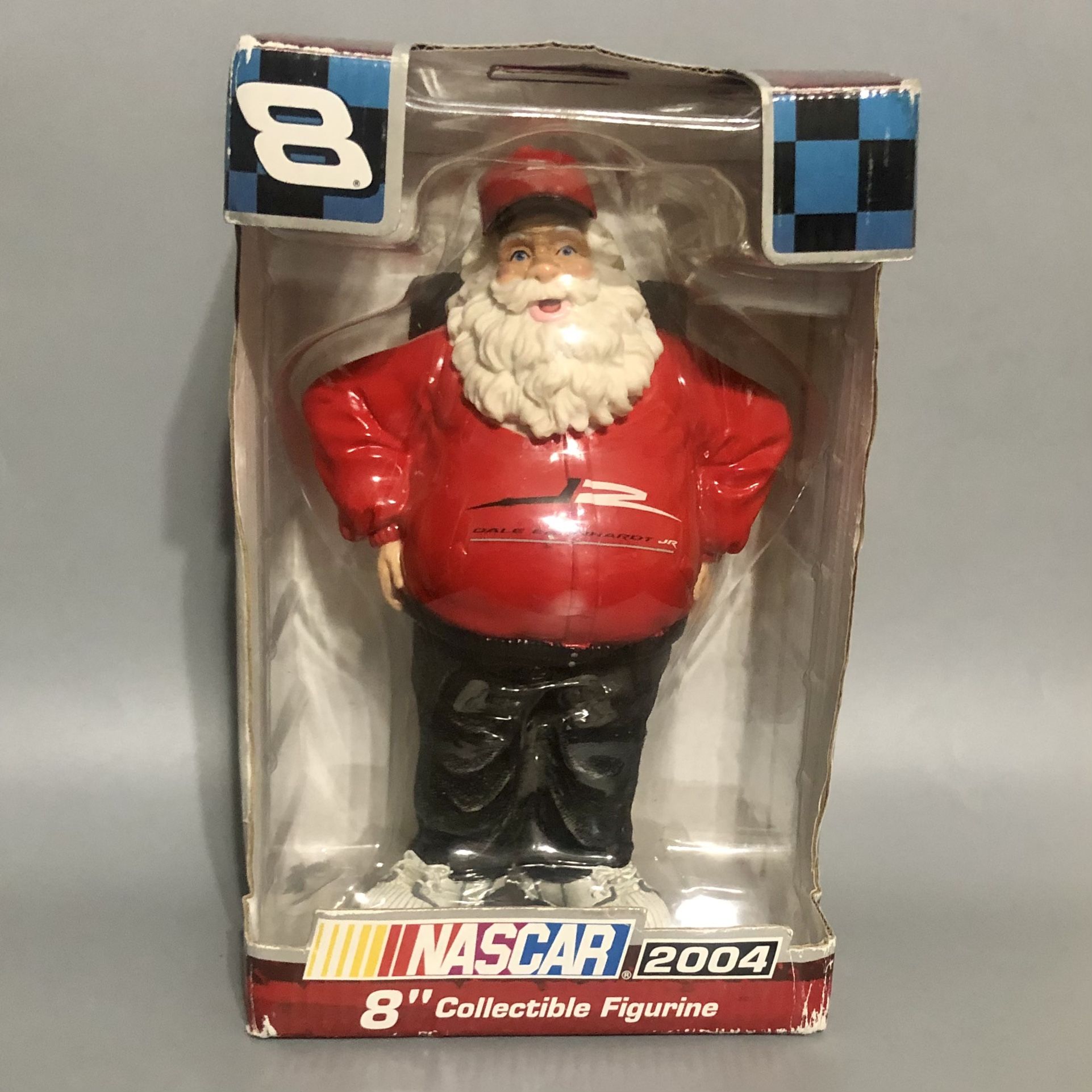 2004 8" Collectible Santa Claus Figure Nascar #8