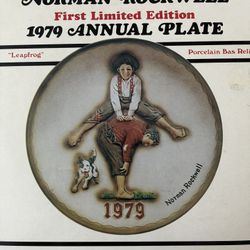 Norman Rockwell 1989 Vintage 3D Collector Plate (1979)