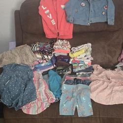 42 Piece Toddler Girl Spring Summer Clothes Lot 4 4t 4-5 