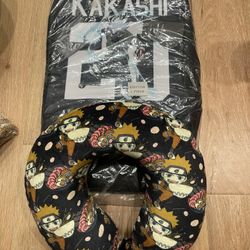 Naruto Backpack And Neck Pillow