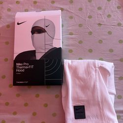 Nike Pro Therma-FIT Hood Balaclava WHITE  Football Winter Sports SKI MASK