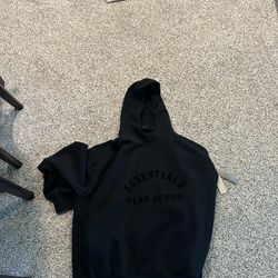 Black Essentials hoodie 
