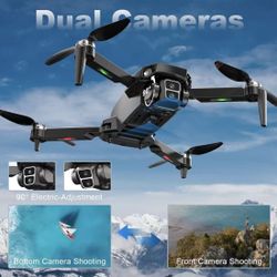 Brushless Motor Drones for Kids Beginners, 60 Mins Flight, 130° Lens, FPV Foldable RC Quadcopter, Gesture Photography