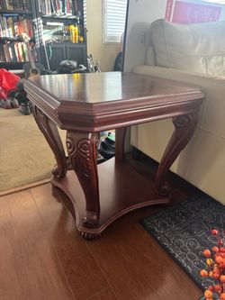 Antique Wood Side Table