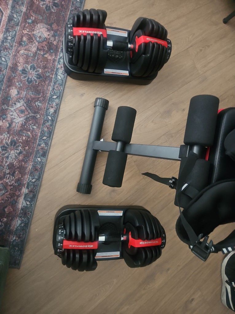 Bowflex Pair Of Adjustable Dumbells