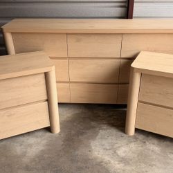 Set of Dresser and Nightstands For Bedroom Living Room