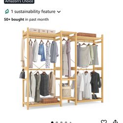 Organizer Closet Bamboo New In Box $95