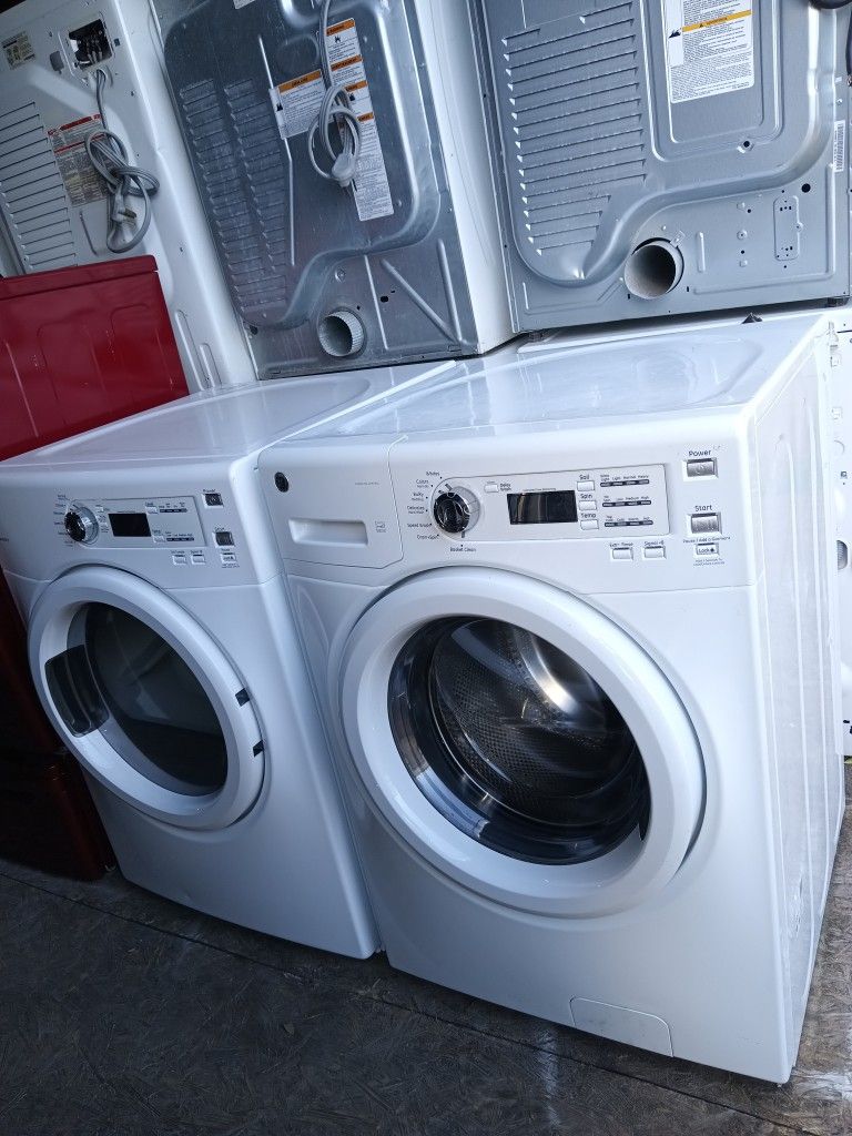 G/E Front Load Washer And Dryer Set Both Works Good 💯