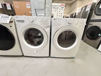 LG Front Load Washer and Dryer Set white top load