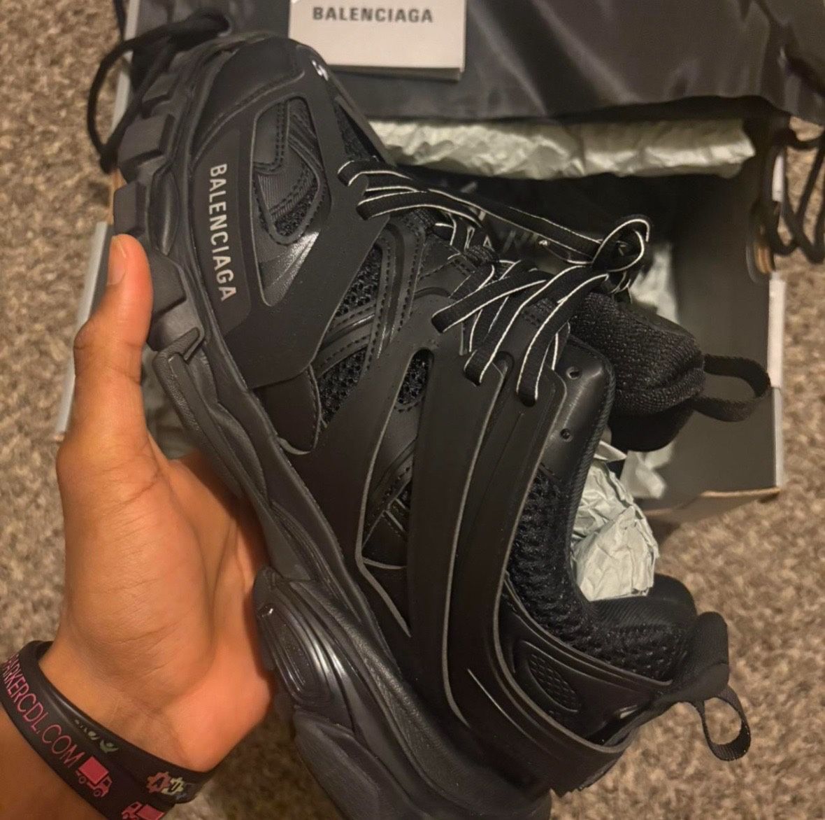 Black -Balenciaga Track Tried On -42
