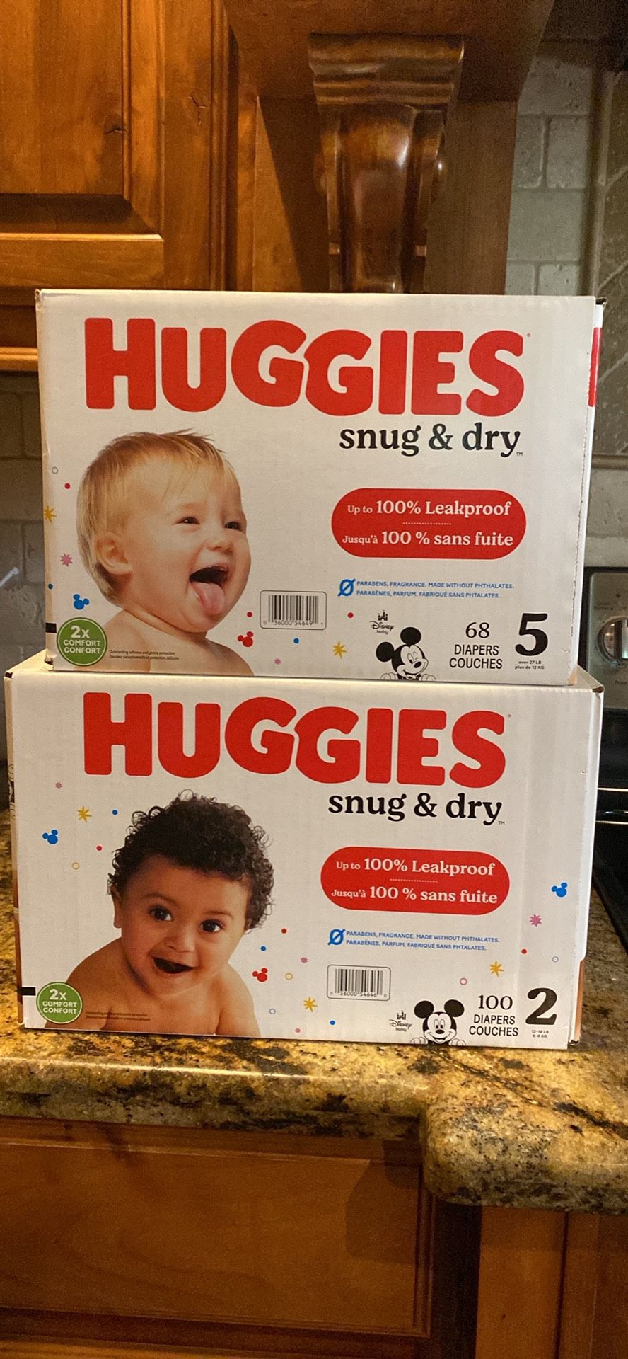 NIB Huggies Size 2 And 5 Available-$20 EACH-FIRM