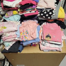 Toddler Girls Clothes Mostly 2-4 Years, Barely Used Bike And Seat
