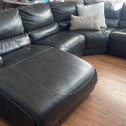 Leather Sectional