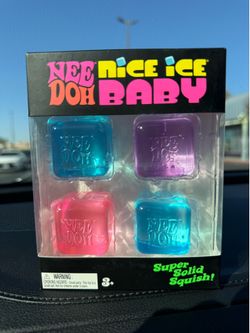 NeeDoh Nice Ice Baby Sensory 4 Pack Colors
