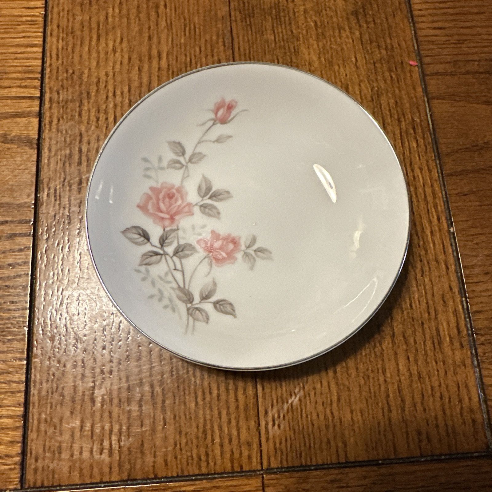 Gold china spring Rose Small Plates Made In Japan