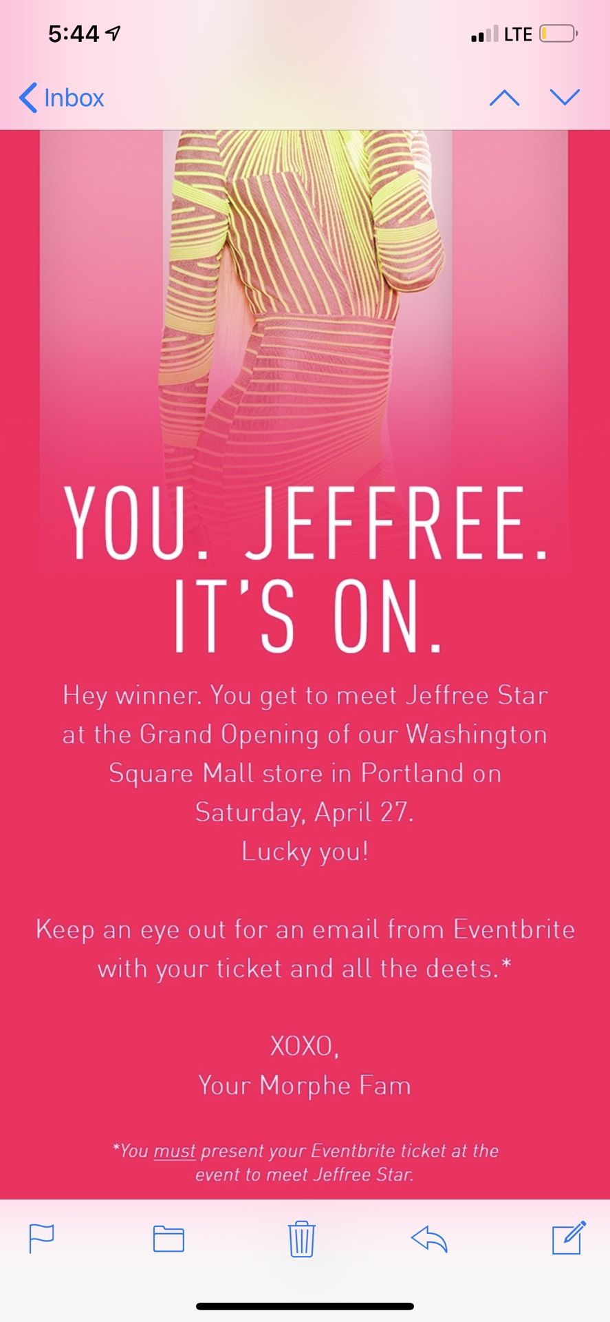 Jefree star meet and greet ticket