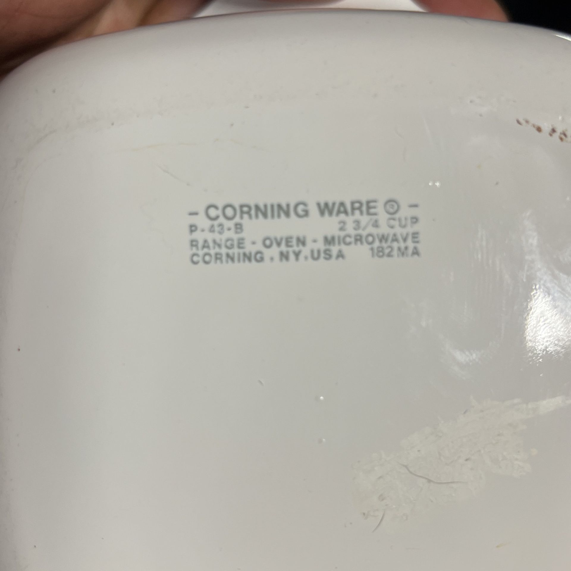 CORNING WARE  BAKING SET OR BY THE PIECE FOR $7 Each