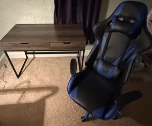 Desk with chair