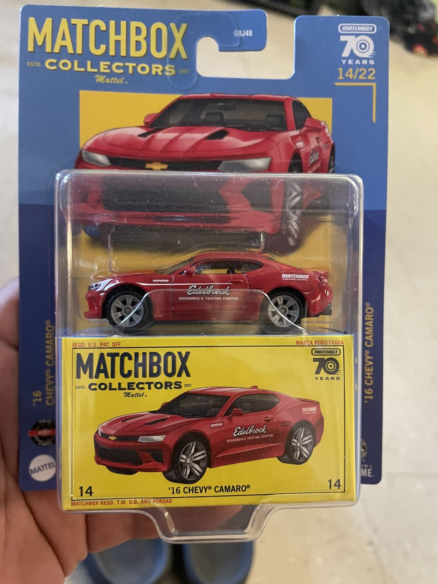 Matchbox 2016 Chevy Camaro