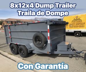 Dump trailer trailas