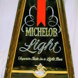 Michelob Light Bar Mirror