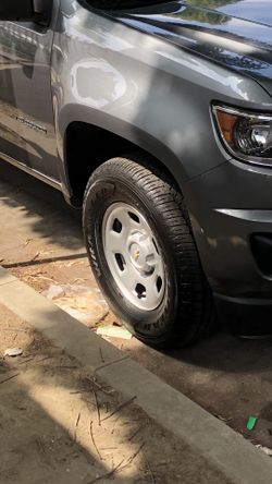 Rims and tires just bought truck trying to sale so I can put some more rims on my truck