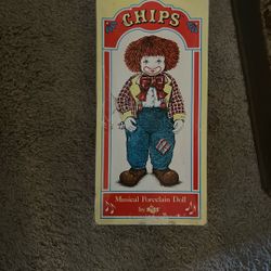 Chips Musical Porcelain Doll