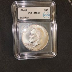 1974 San Francisco Mint Eisenhower Dollar