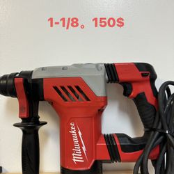 milwaukee hammer drill 1-1/8 