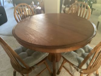 Solid oak table