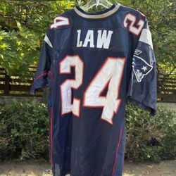 Authentic Ty Law jersey Reebok