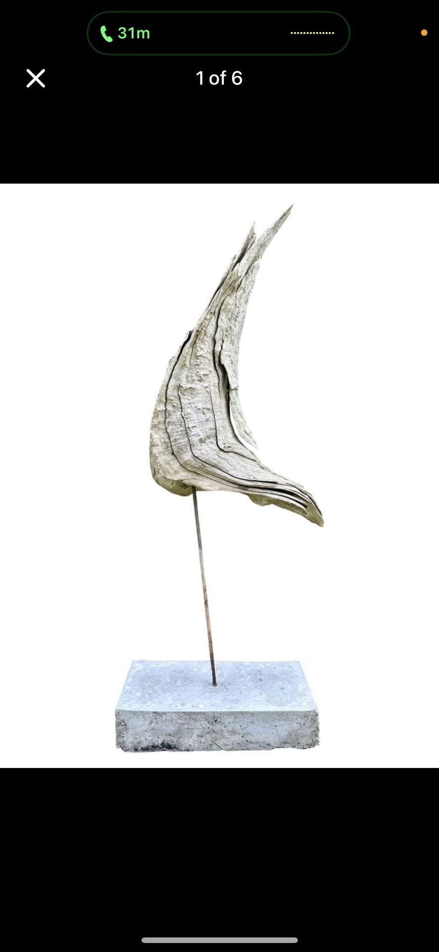 Manistee River driftwood sculptures