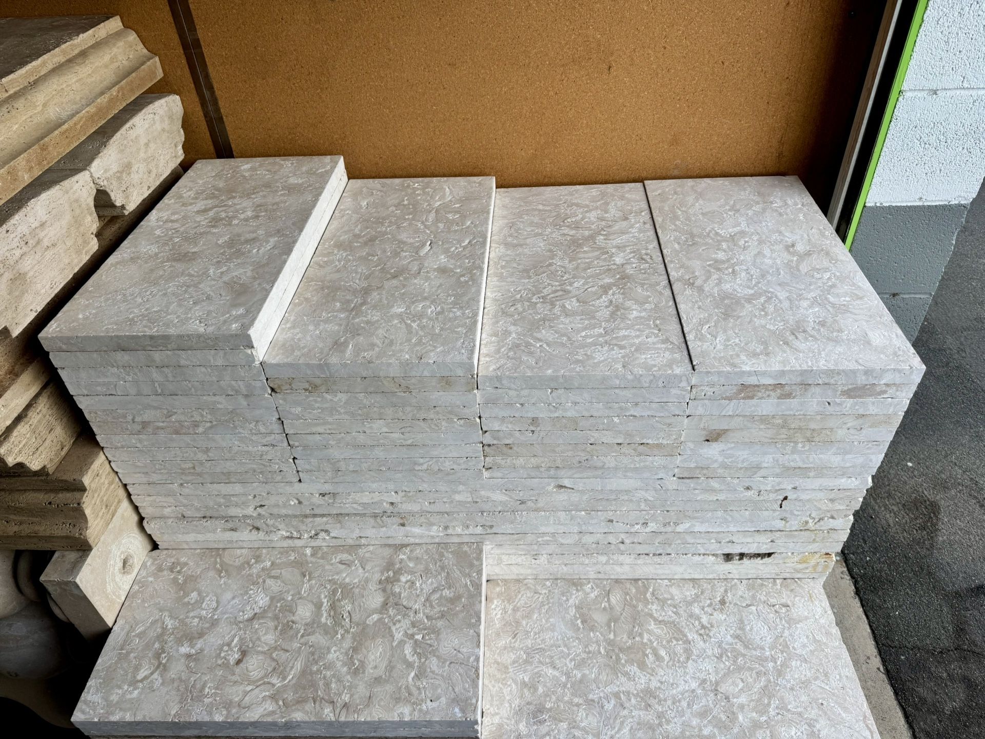 Premium Natural Limestone Outdoor Pavers – 3cm Thick (White Pearl / Myra Style)