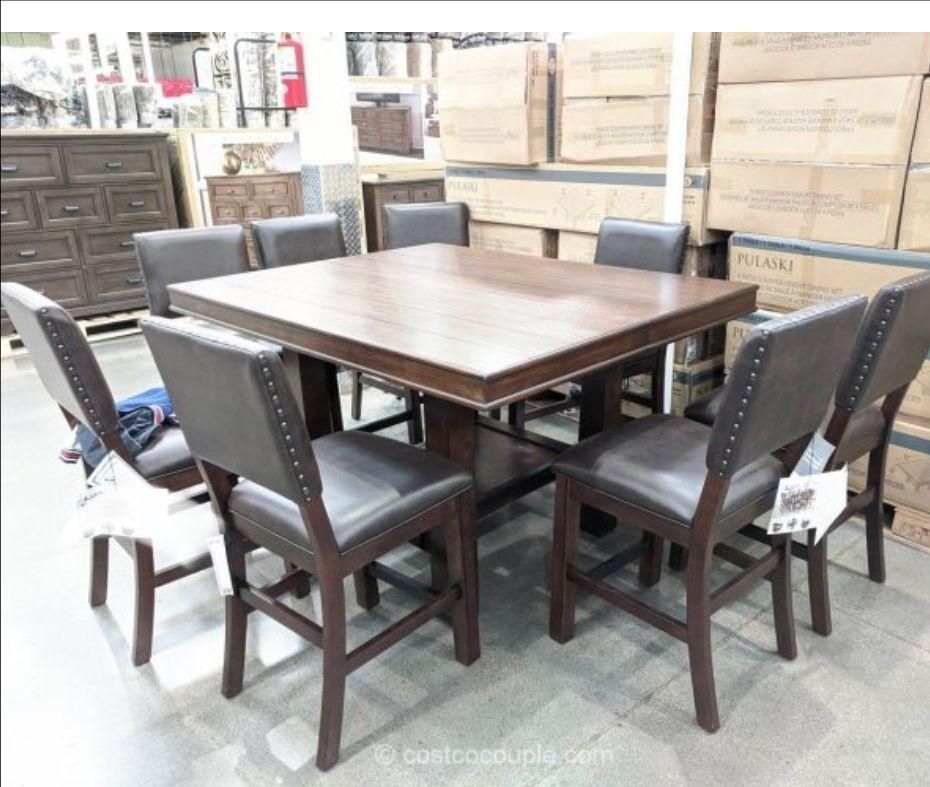 Pulaski 9 Piece Dining Room Table Set Counter Height for Sale in Rancho Cucamonga CA OfferUp